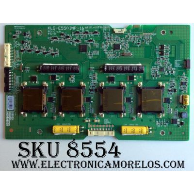 LED DRIVER / LG 6917L-0033A / KLS-E550IMP-16 / 033A / REV:0.6.0 / MODELOS 55LX6500-UB / 55LX6500-UB.AUSWLJR / 55LV530-UA.AUSWLHR / PANEL LC550EUC-SCA1